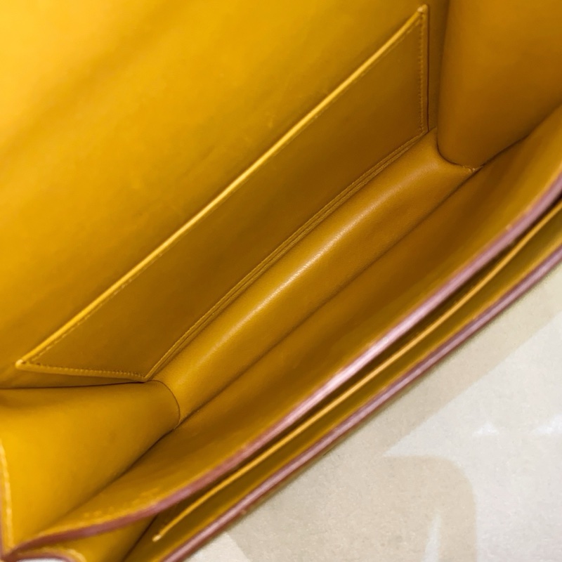 Hermes愛馬仕 constance mini 康康19 芝麻色銀扣 epsom皮 Y刻-6