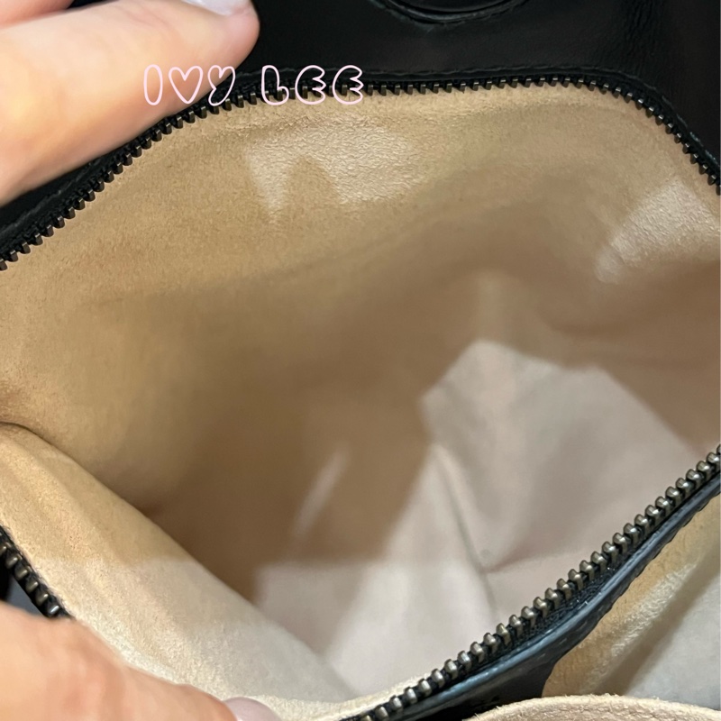 Gucci古馳 肩背包 斜背包 鍊條包 marmont 443501 經典黑 金 正品 二手精品-12