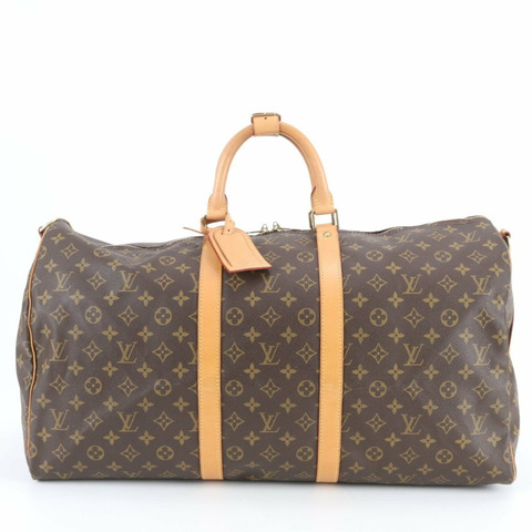 路易威登 Monogram Keepall Bandoulière 55 M41414 男士真皮波士頓手提包