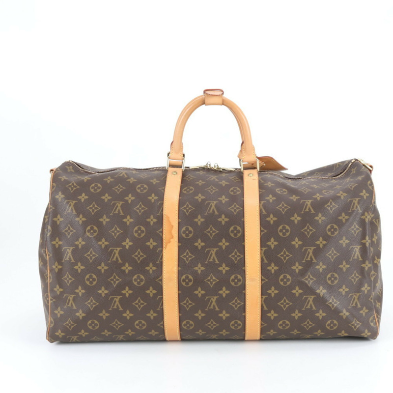 路易威登 Monogram Keepall Bandoulière 55 M41414 男士真皮波士頓手提包-2