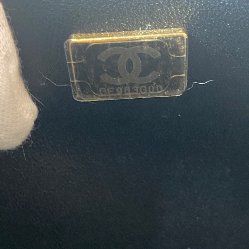 914intheair精品代購『限量品閒置』Chanel 香奈兒 經典黑金牛mini coco 2.55 口蓋包 大mini CF 20cm 山形紋-34