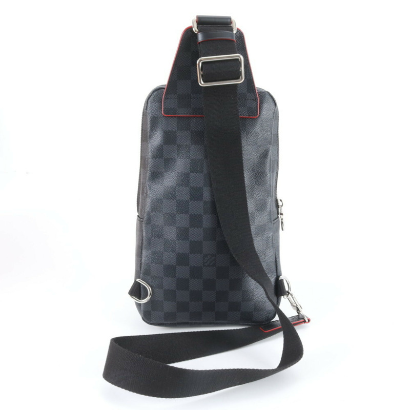 路易威登 Damier Graphite Avenue 男士斜背包 Alps N44055 皮革-2