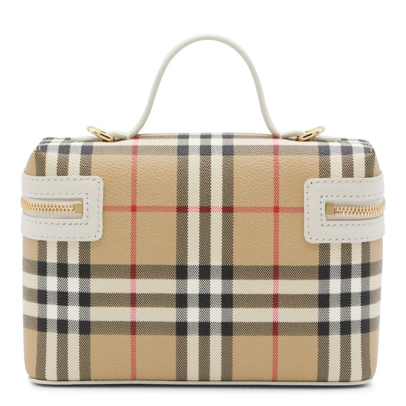 ⏰限時特賣 專櫃4萬4千5🌺Burberry 81251351格紋 Vanity 手提包 典藏米色-10