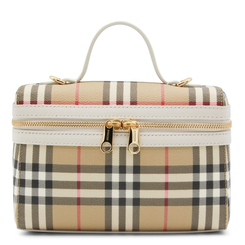 ⏰限時特賣 專櫃4萬4千5🌺Burberry 81251351格紋 Vanity 手提包 典藏米色-12
