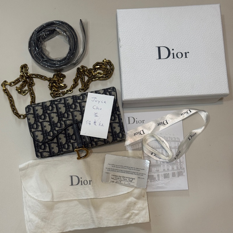 914intheair『美品』Dior兩用腰包 Sandle 腰包 老花腰包 馬鞍腰包-50