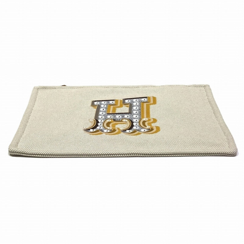 愛馬仕 Hermès Electric Yachting GM 帆布手拿包 - 免運費-2