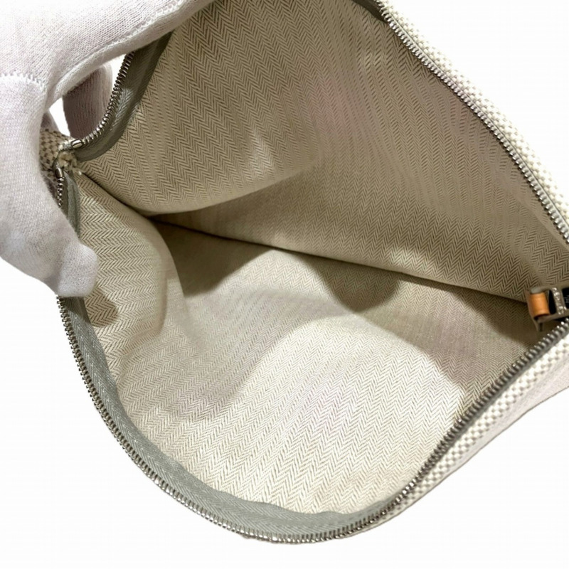 愛馬仕 Hermès Electric Yachting GM 帆布手拿包 - 免運費-4