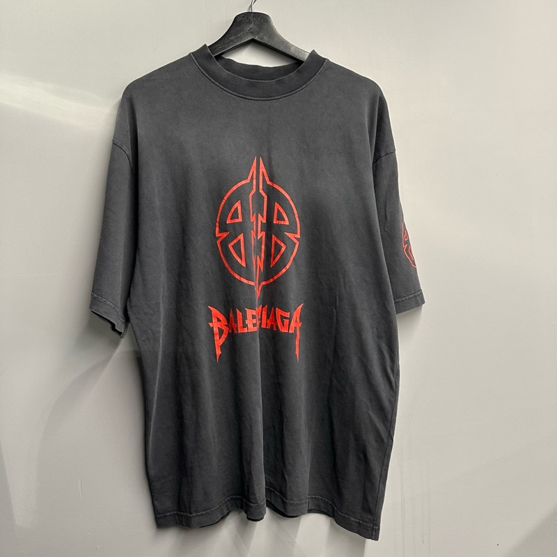 近新品🌟Balenciaga 紅色Logo破壞短袖｜Classic Trend CT精品｜台北東區實體-0