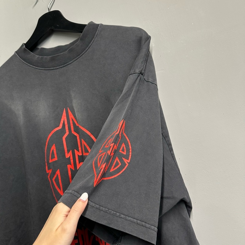 近新品🌟Balenciaga 紅色Logo破壞短袖｜Classic Trend CT精品｜台北東區實體-3
