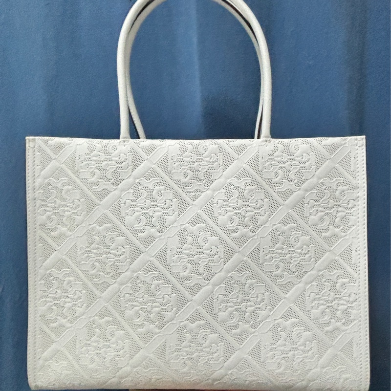 Tory Burch  Ella Bio 蕾絲紋路托特包-8
