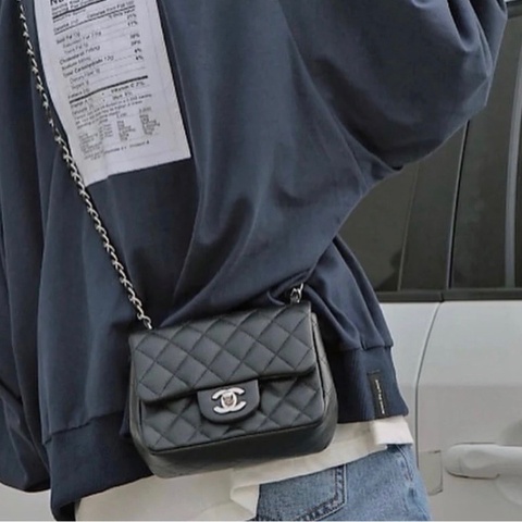 ✨Chanel 木炭黑做舊 方胖子 絕版 99🆕