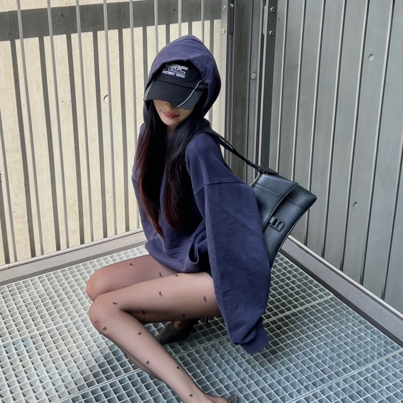 BALENCIAGA巴黎世家全黑downtown單肩斜挎沙漏包-31