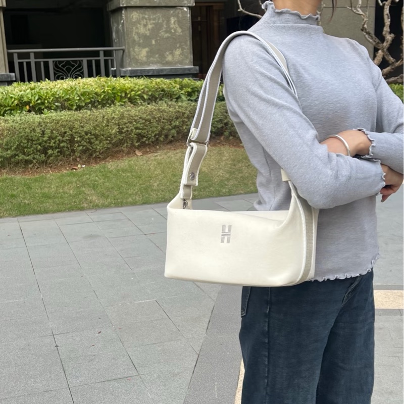 HERMES飯盒包愛馬仕米白拼色帆布Bride a Brac 大型手提收納包 盥洗包 化妝包-6