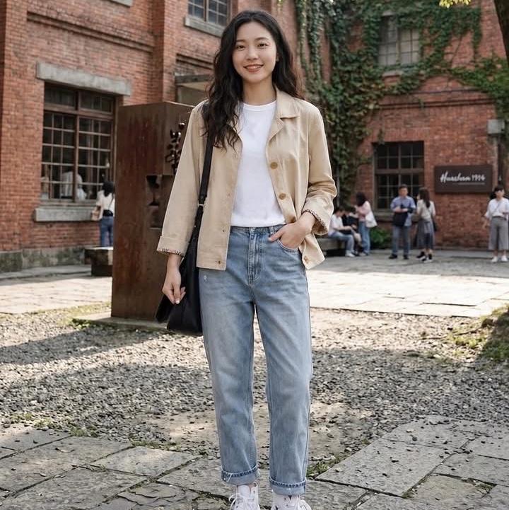 BURBERRY 倫敦 反折格紋袖薄款外套-0