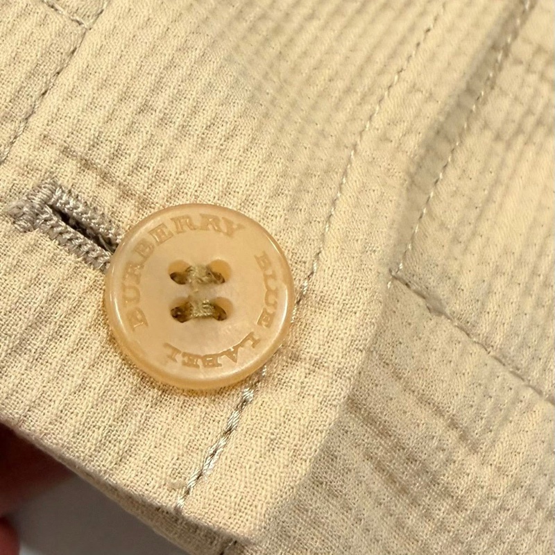 BURBERRY 倫敦 反折格紋袖薄款外套-4