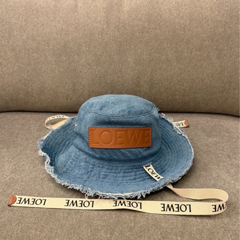 LOEWE新款牛仔漁夫帽