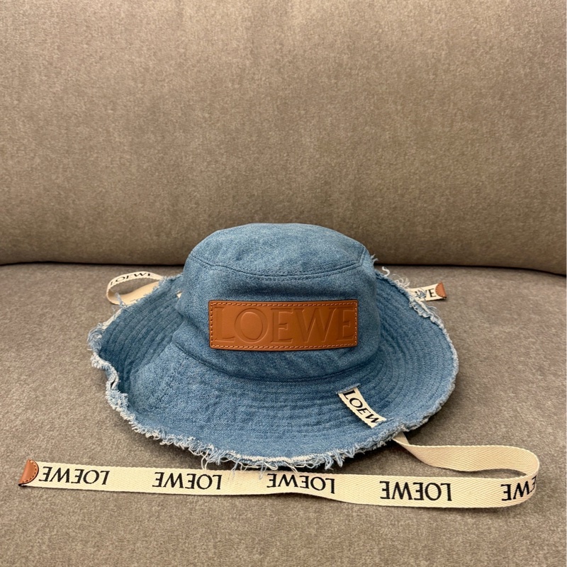 LOEWE新款牛仔漁夫帽-0