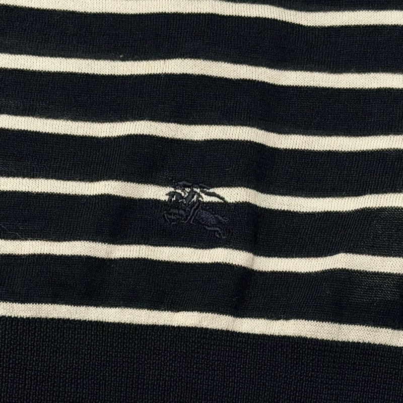 BURBERRY 倫敦 肩扣橫條紋長版戰馬上衣-4