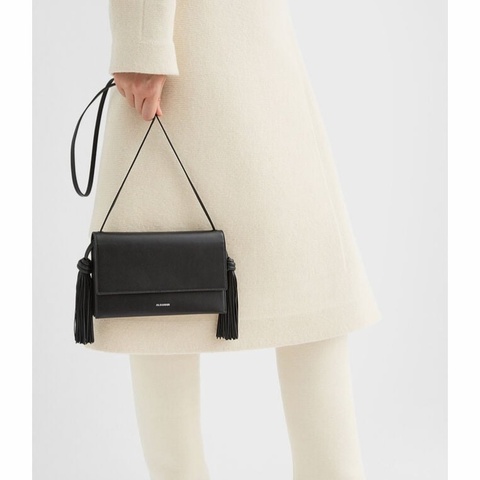 Jil Sander 女士 流蘇細節斜挎包均碼碼