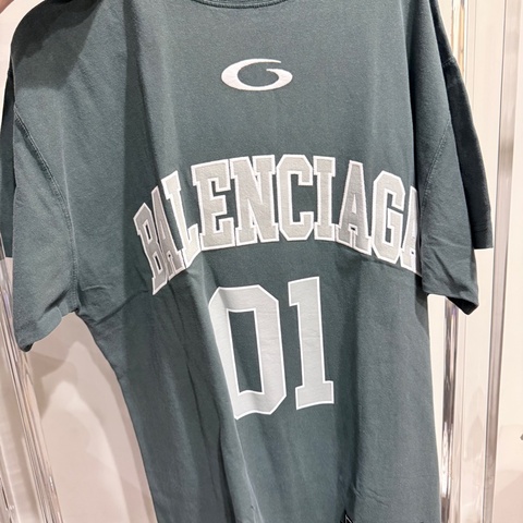 Balenciaga✨Loop籃球刺繡短袖 T恤 oversize