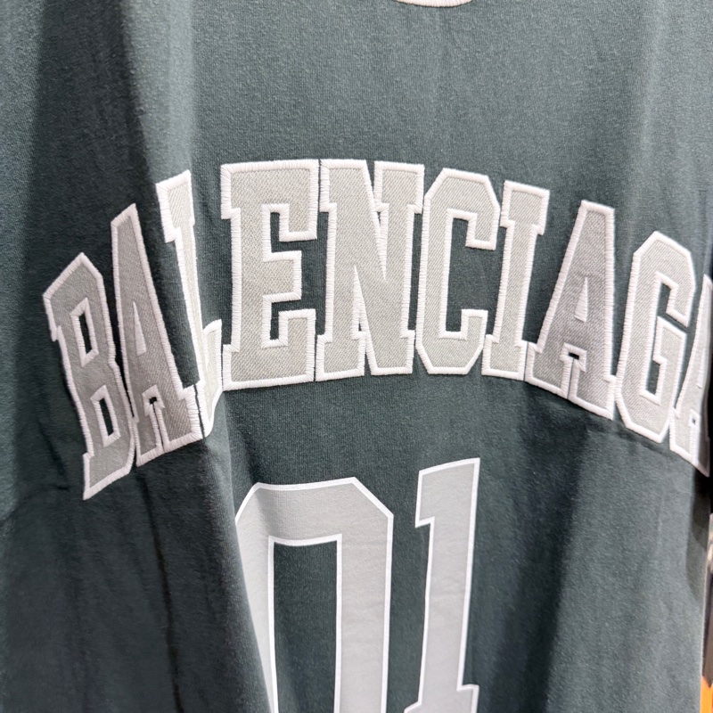 Balenciaga✨Loop籃球刺繡短袖 T恤 oversize-1