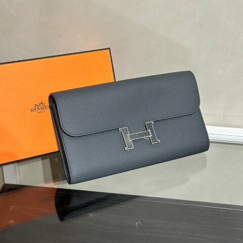 HERMES Constance to go - 石板灰琺瑯釦 W