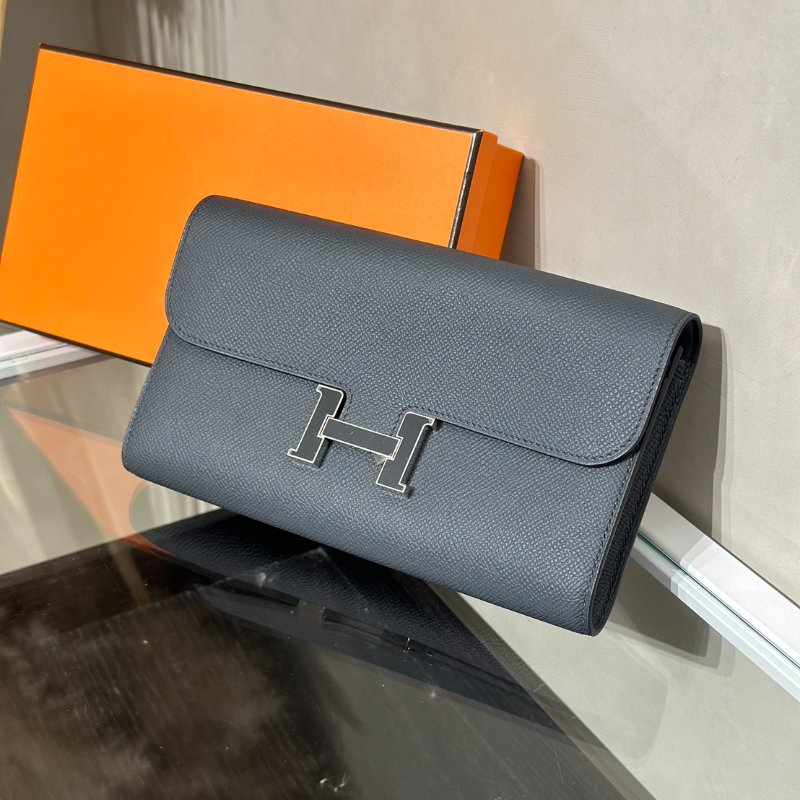 HERMES Constance to go - 霧霾灰琺瑯釦 W-2
