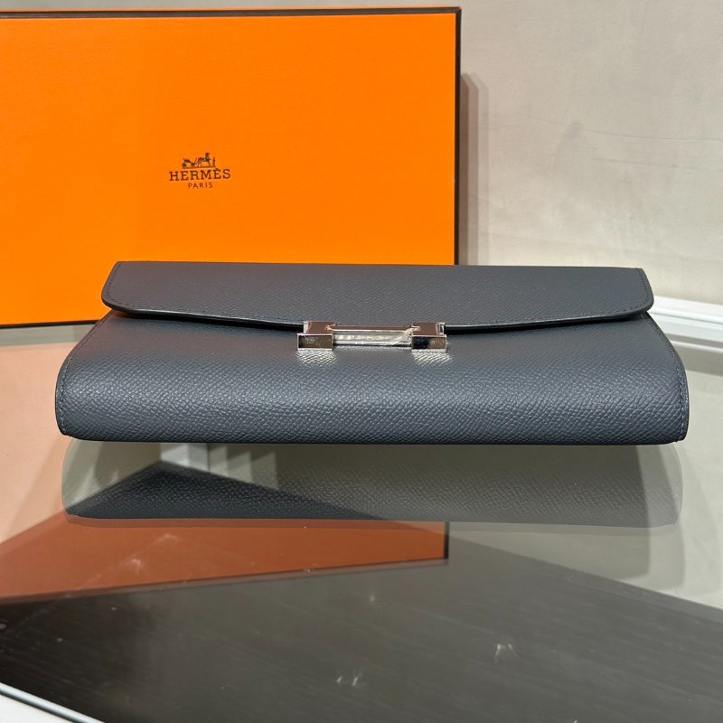 HERMES Constance to go - 霧霾灰琺瑯釦 W-3