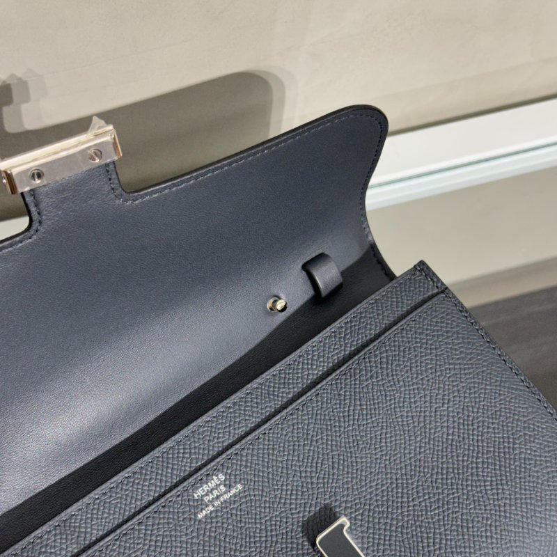 HERMES Constance to go - 霧霾灰琺瑯釦 W-7