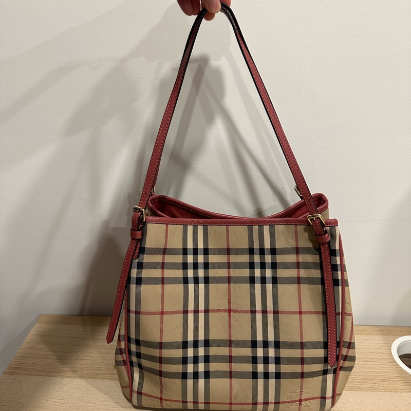 BURBERRY-經典格紋托特包-5
