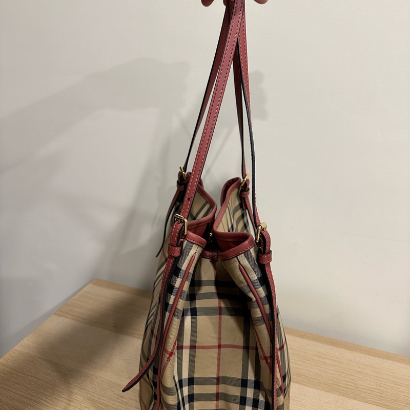 BURBERRY-經典格紋托特包-7