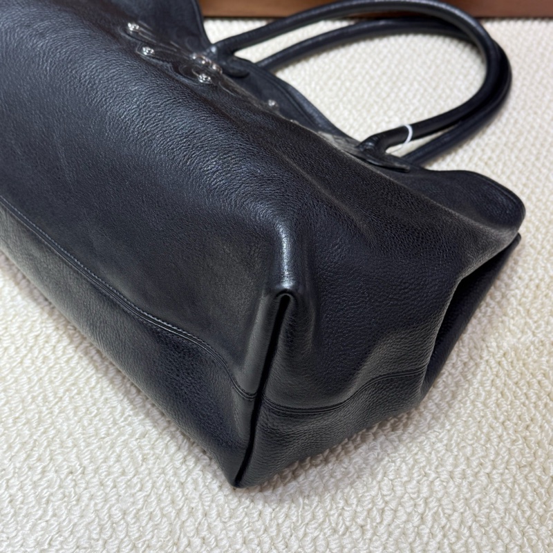 chrome hearts 黑色童軍花手提托特包 尺寸:48*29 附件:塵袋。-5