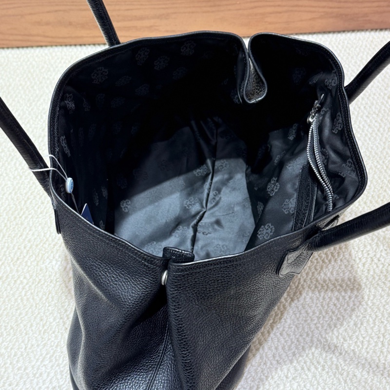 chrome hearts 黑色童軍花手提托特包 尺寸:48*29 附件:塵袋。-9