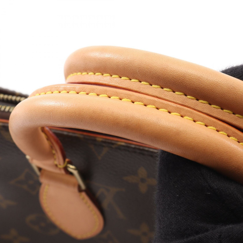 棕色 原花帆布 Popincourt 手提包【LOUIS VUITTON LV 路易威登】 M40009-7