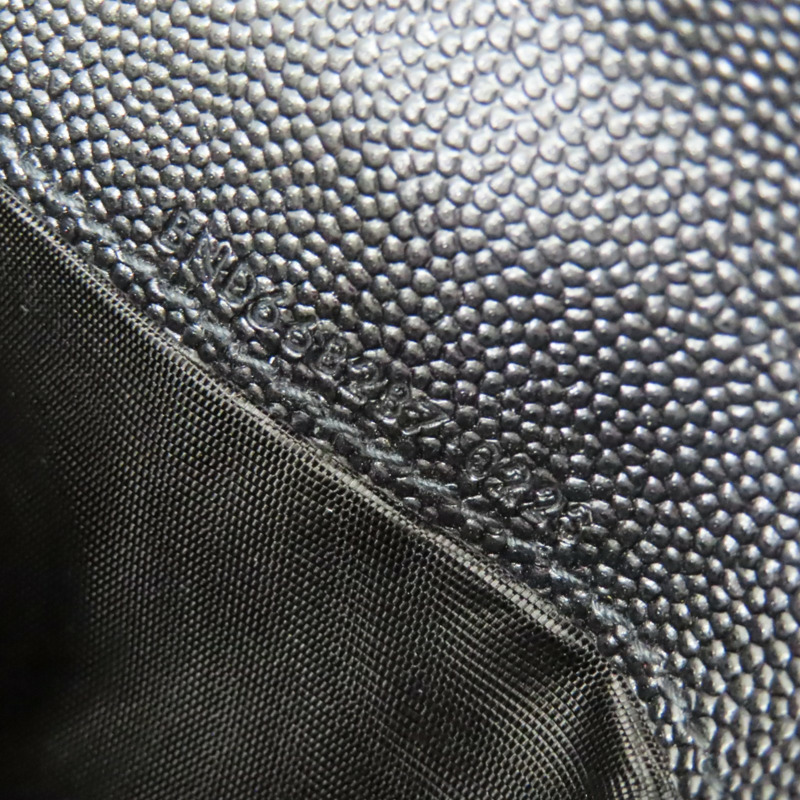 黑色 牛皮 Cassandre Matelasse 雙折短夾 【SAINT LAURENT YSL 聖羅蘭 】 668287-6