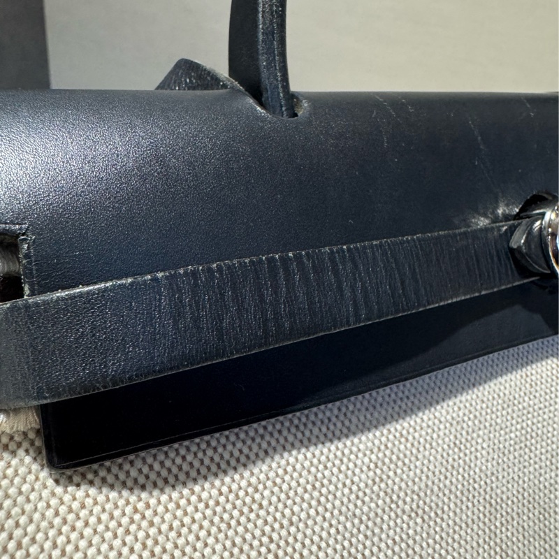 Hermes Herbag 31 黑色皮革-3