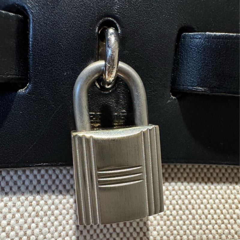 Hermes Herbag 31 黑色皮革-8