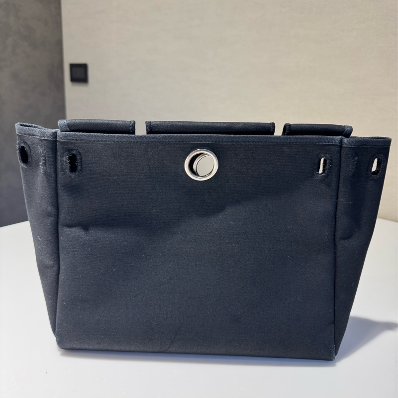 Hermes Herbag 31 黑色皮革-25