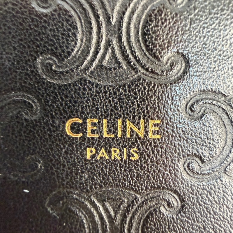 Celine｜凱旋門壓紋 扁卡包-2