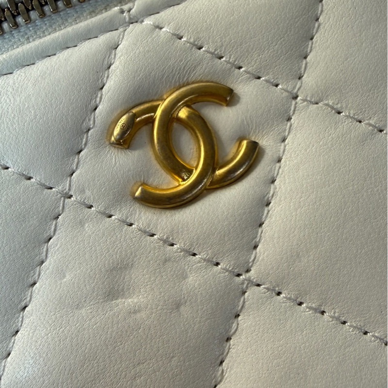 CHANEL｜金球小盒子 白-4