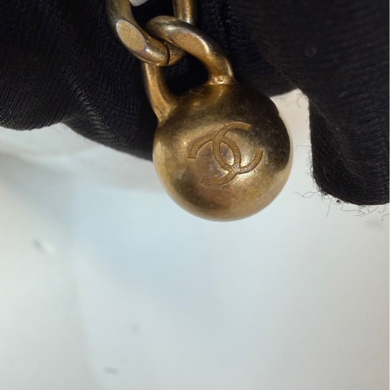 CHANEL｜金球小盒子 白-6