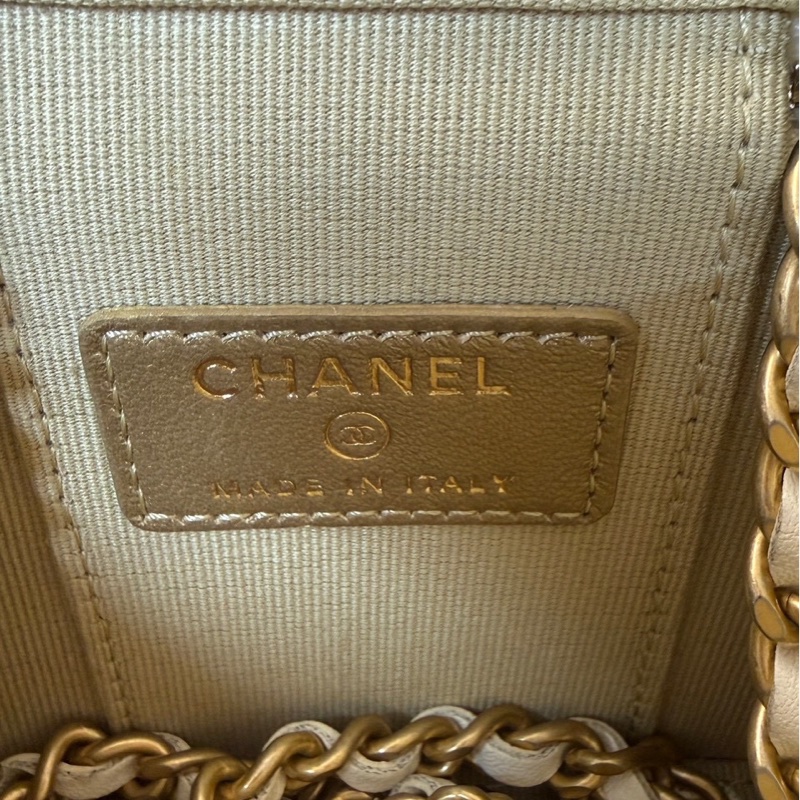 CHANEL｜金球小盒子 白-8