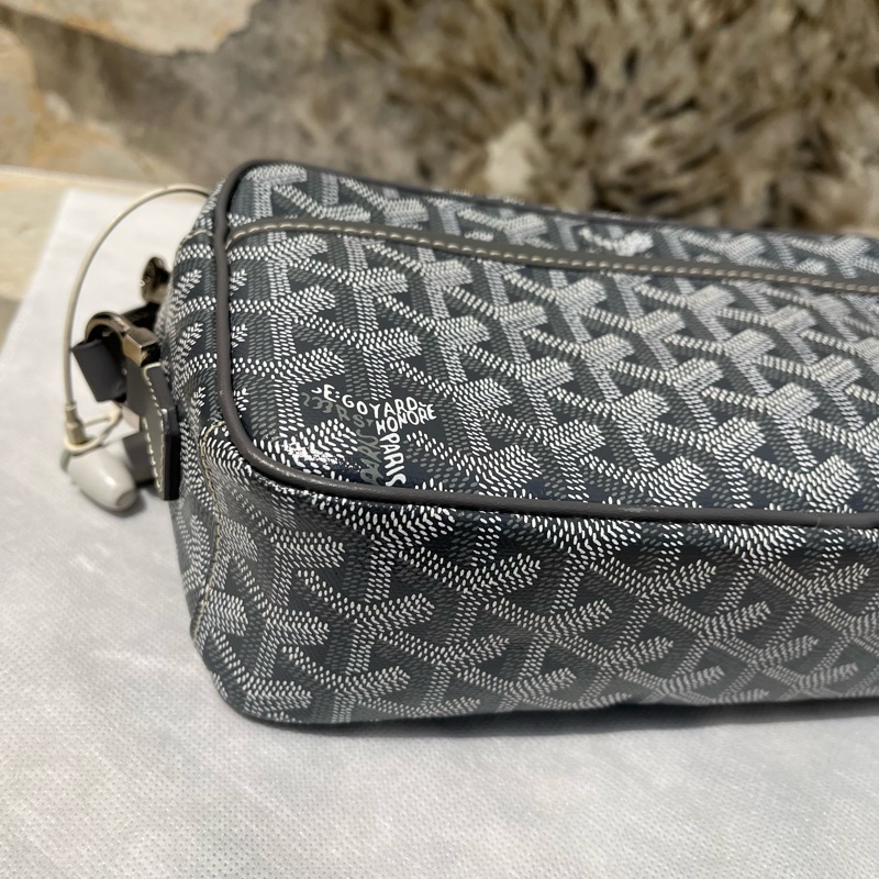 Goyard 灰 PVC斜背相機包-2
