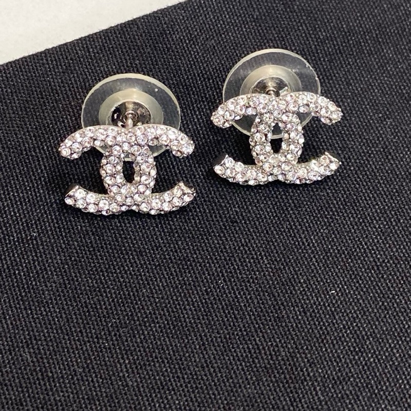 Chanel香奈兒雙C滿鑽耳釘  2021 附件：盒子-1