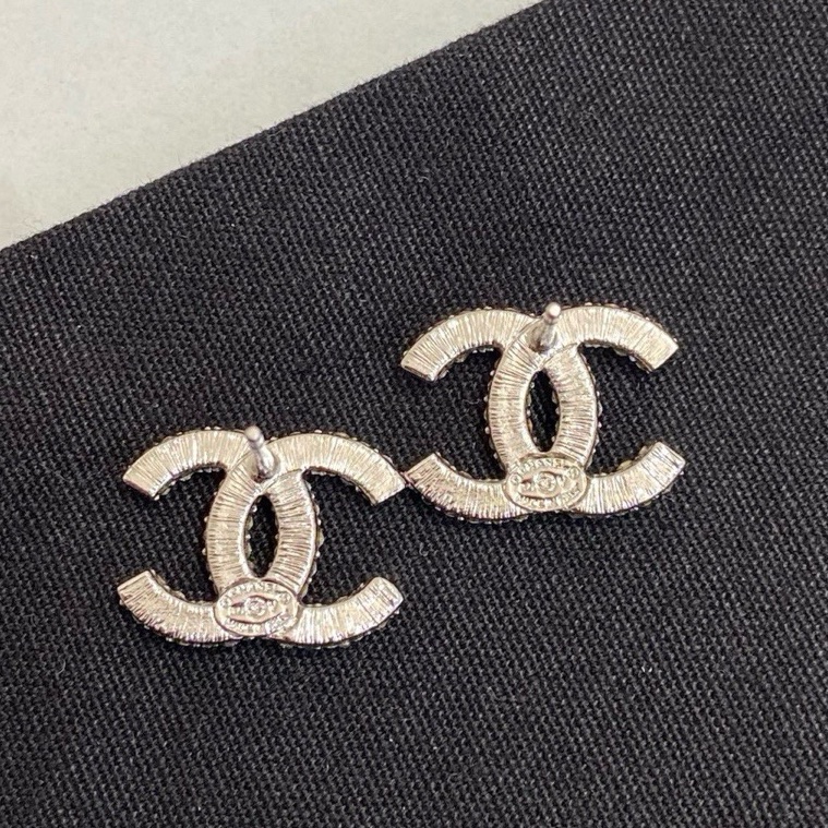 Chanel香奈兒雙C滿鑽耳釘  2021 附件：盒子-4