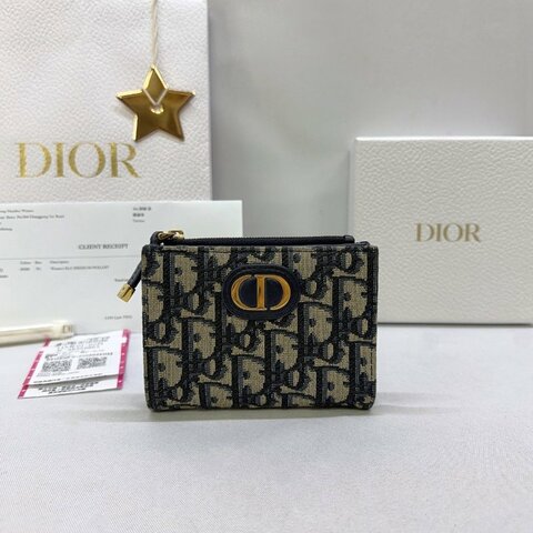 DIOR 30 Montaigne Dahlia兩折短夾