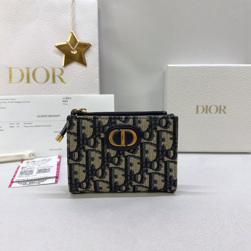 DIOR 30 Montaigne Dahlia兩折短夾-0