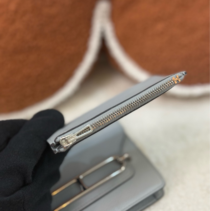Hermes 豬鼻子 slim 霧霾灰藍 附🎁訂製改造豬鼻鏈條⛓️‍💥-11