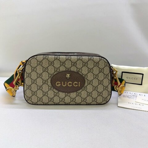 GUCCI GG Supreme虎頭相機包