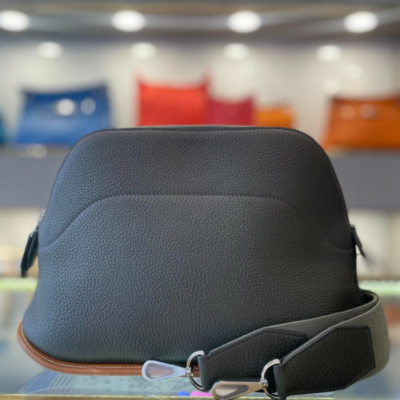 HERMES 限量款 Bolide Skate系列 C6 灰綠 TOGO 滑板包-0